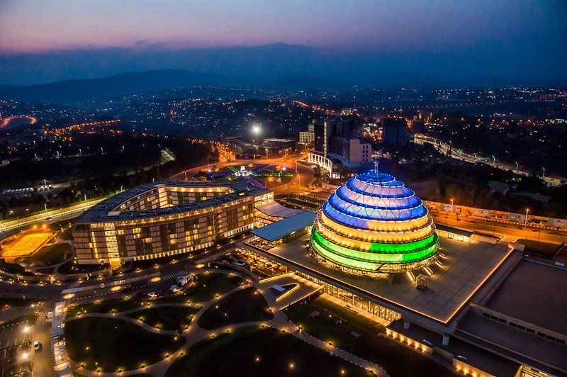 Kigali city at night